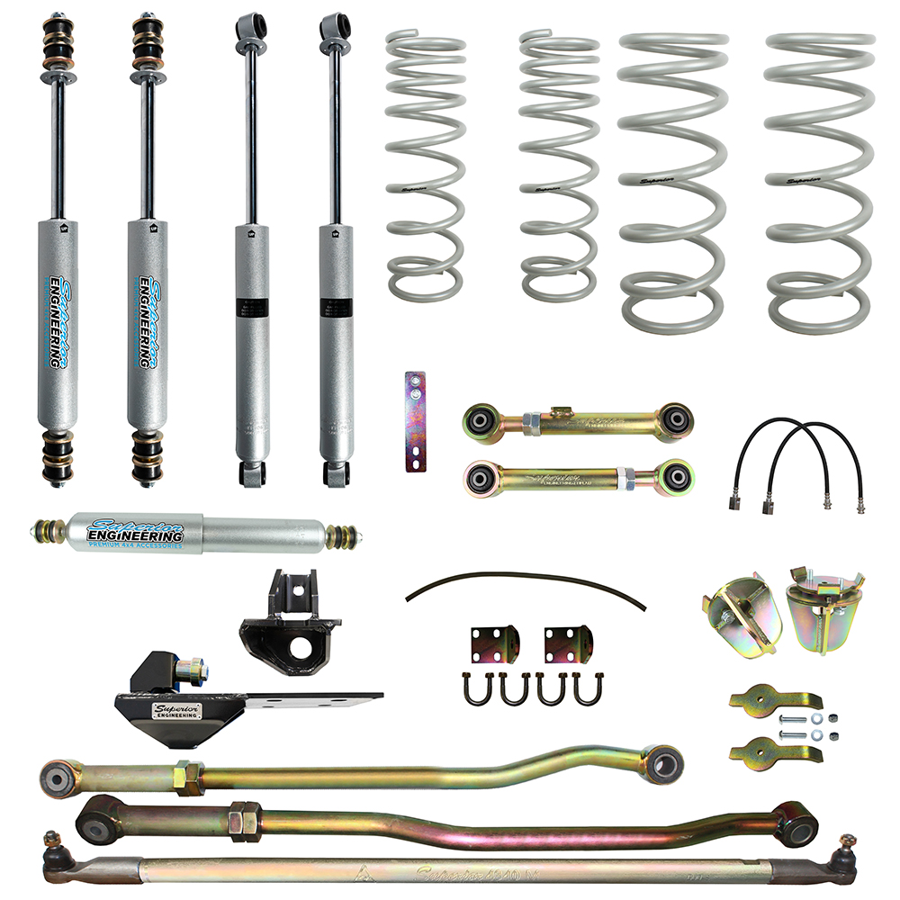 Superior Engineering 5 Inch (125mm) Lift Kit Suitable For Nissan Patrol GU 98 on Ute - SUP-GU1-U-KIT-5INCH